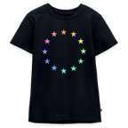Teenager Premium T-Shirt - "12 Stars - LGBTQ" - navy