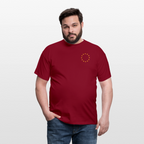 "12-Sterne-mini" Männer T-Shirt - brick red