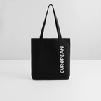 "EUROPEAN" - Stanley/Stella recycelter Heavyweight Stoffbeutel (vertical) - black