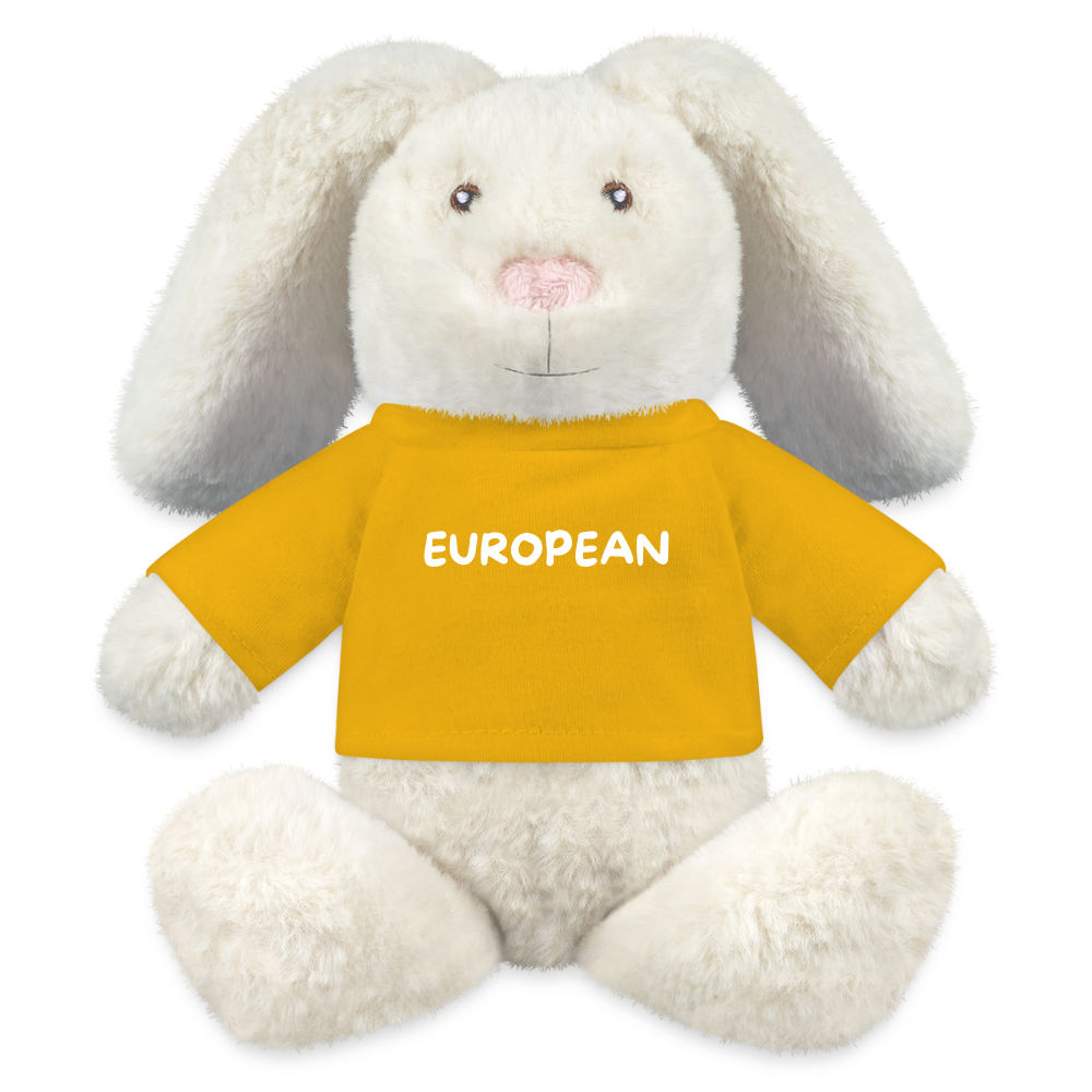 "EUROPEAN" - MiniFeet® RecycelHase® Creme - sun yellow