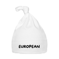 "EUROPEAN" - Baby Mütze - white