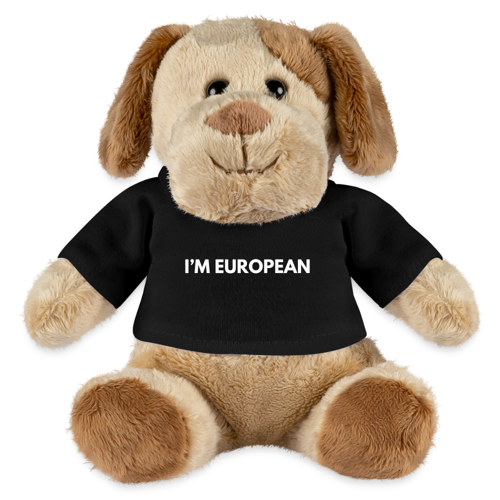 "I'M EUROPEAN" - MiniFeet® Hund Helge - black