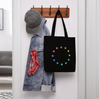 Stanley/Stella Heavyweight Recycled Tote Bag - "12 Stars - LGBTQ" - black