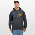 Gildan Unisex Softstyle® Midweight Hoodie  - "United in Diversity - LGBTQ" - dark heather grey