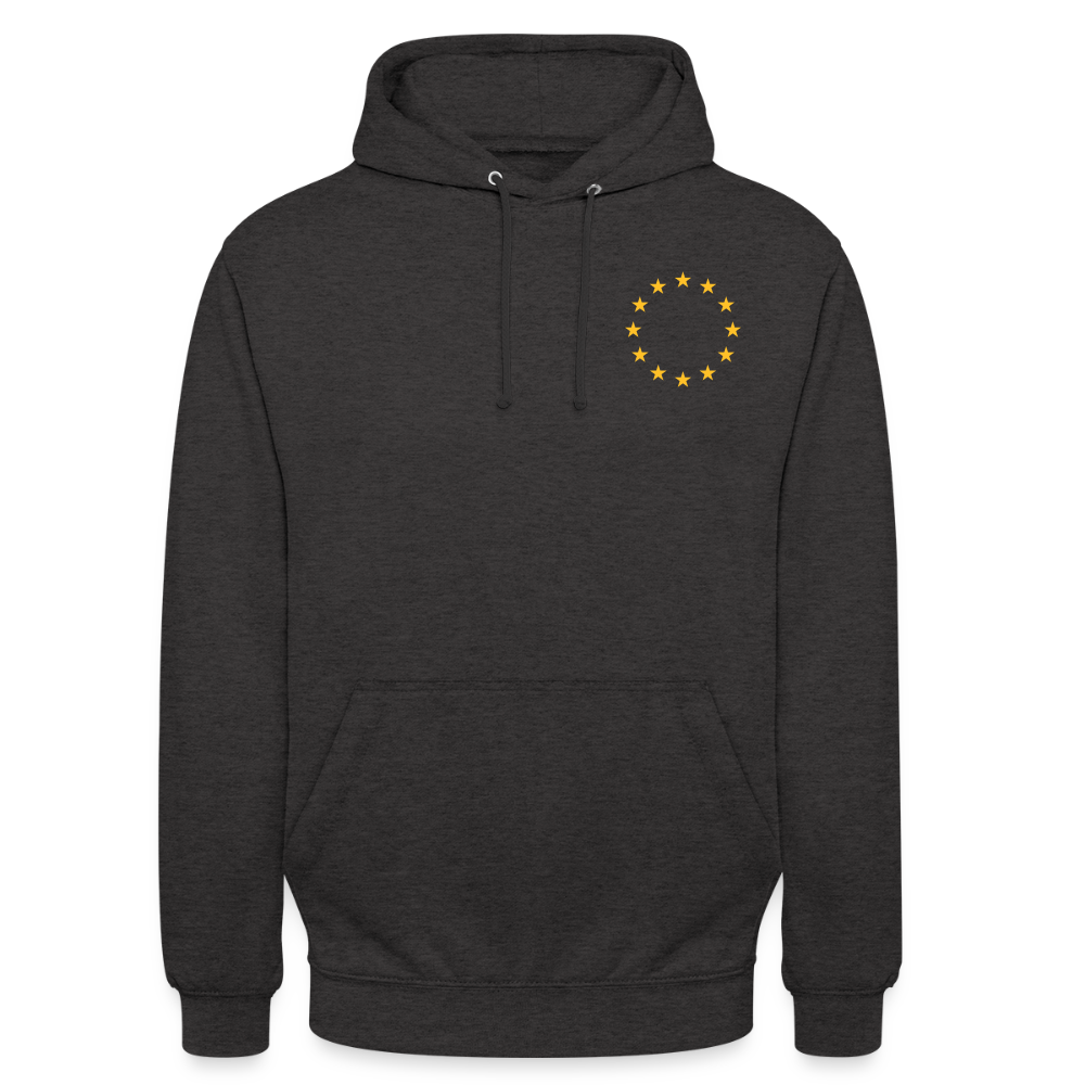 "12-stars-mini" - Unisex Hoodie - charcoal grey