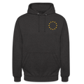 "12-stars-mini" - Unisex Hoodie - charcoal grey
