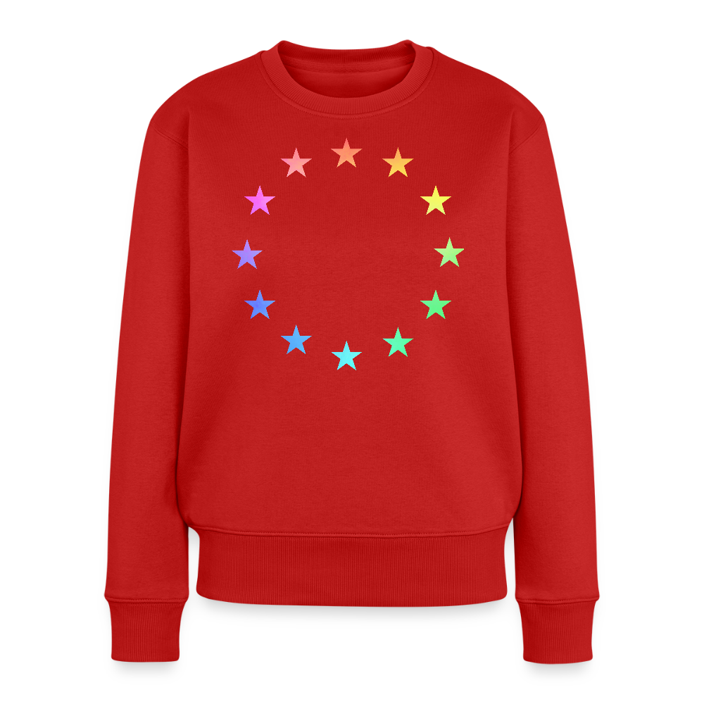 Women’s Premium Sweatshirt - "12 Stars - LGBTQ" - red