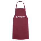 "EUROPEAN" - Kochschürze - bordeaux