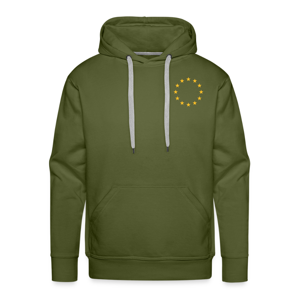 "12-stars-mini" - Männer Premium Hoodie - olive green
