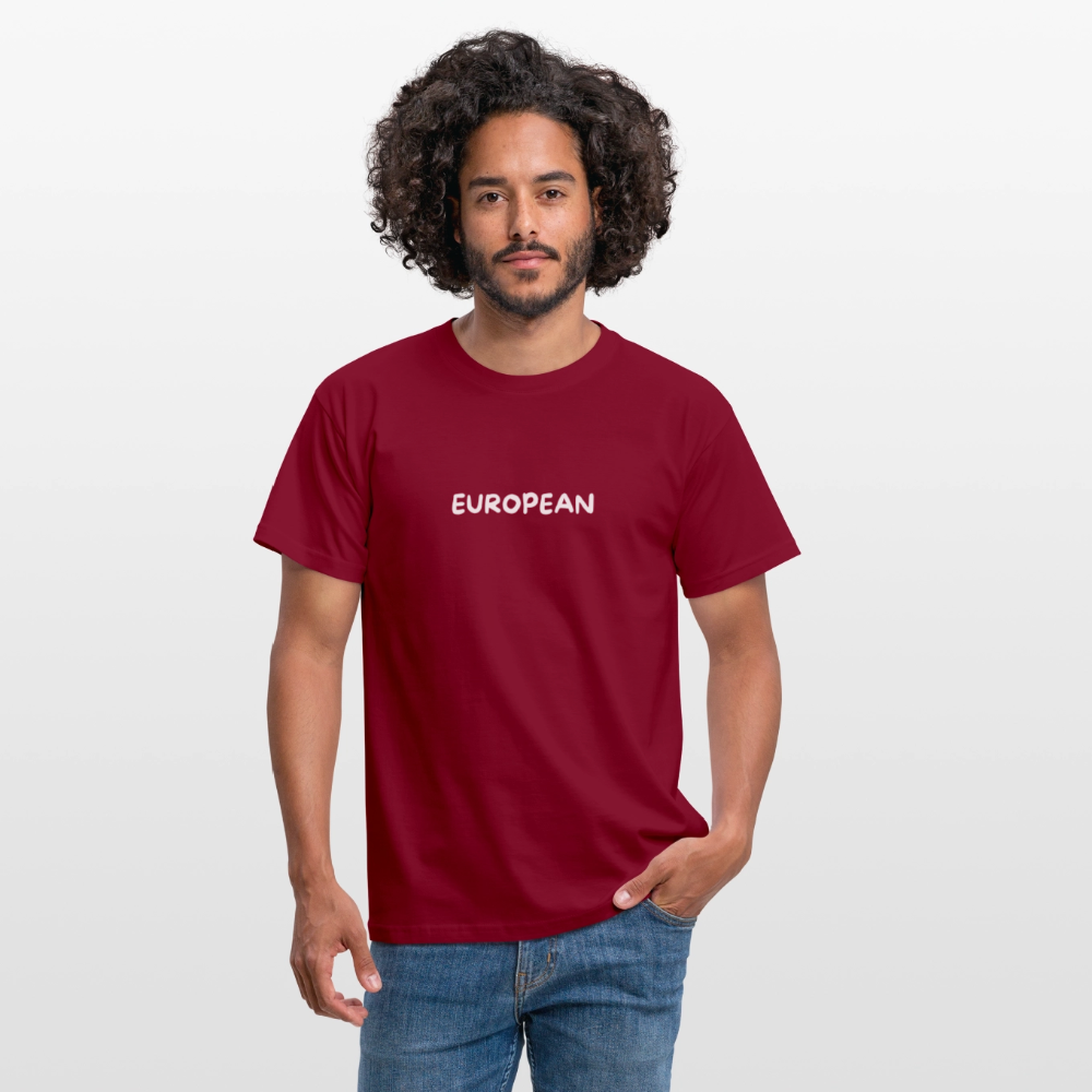 "EUROPEAN" Männer T-Shirt - brick red