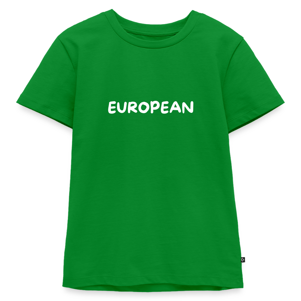 "EUROPEAN" - Kinder Premium T-Shirt - green