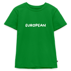 "EUROPEAN" - Kinder Premium T-Shirt - green