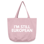 "I'M STILL EUROPEAN" - Vintage-Washed Shopper - vintage rose