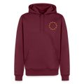 "12-stars-mini" - Männer Premium Hoodie - burgundy