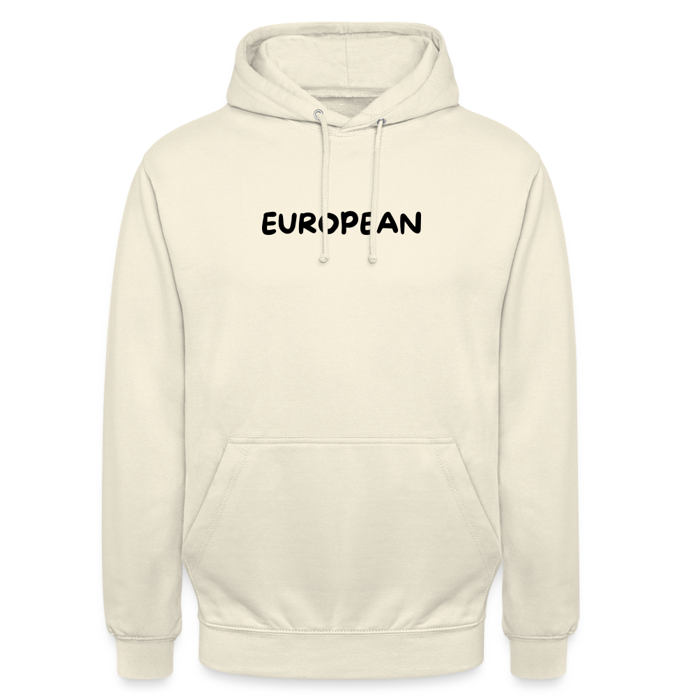 "EUROPEAN" - Unisex Hoodie - vanilla