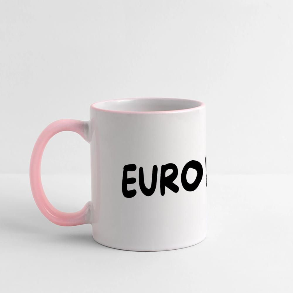 "EUROPEAN" - Tasse - white/pink
