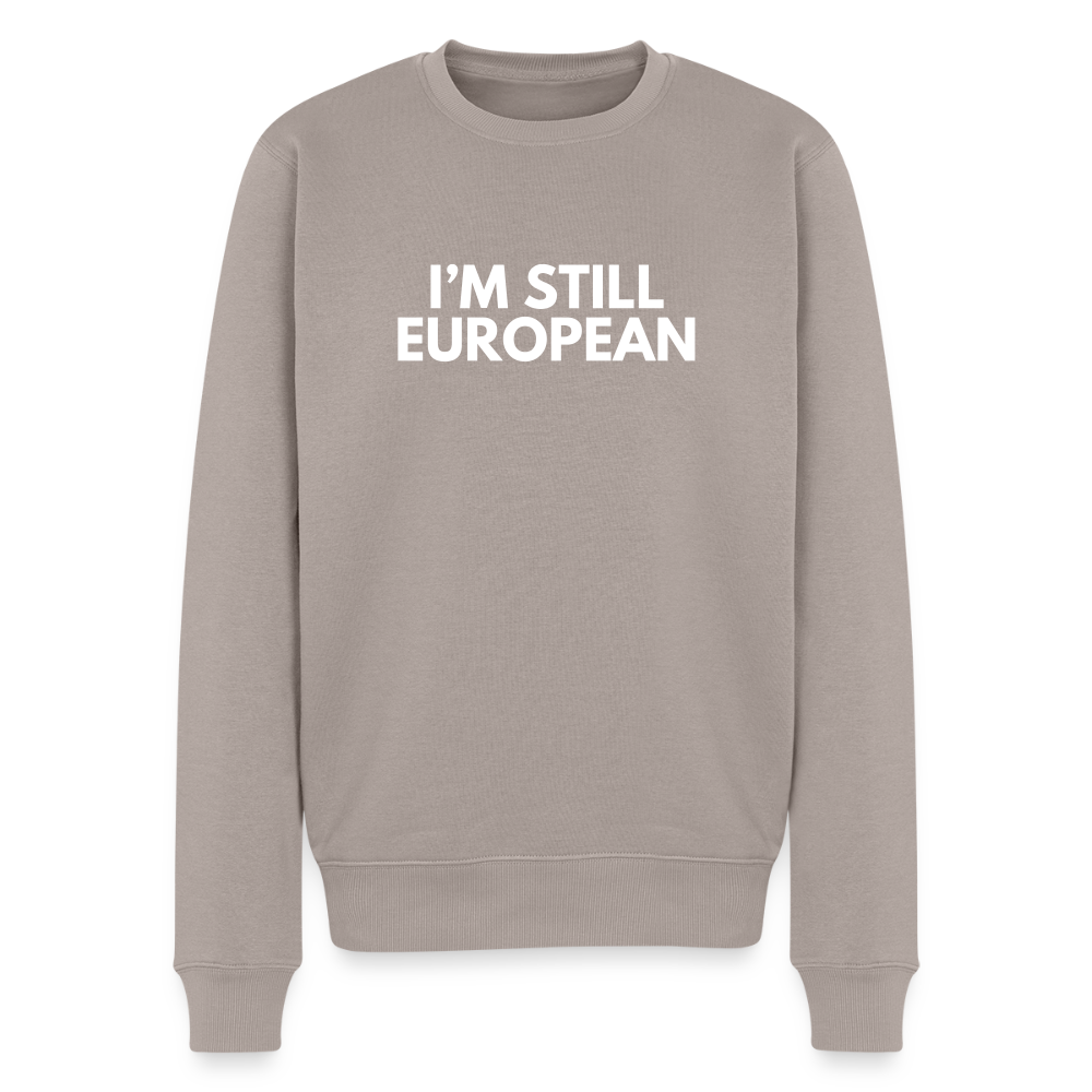"I'M STILL EUROPEAN" - Männer Premium Pullover - taupe