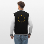 "12-Stars" - College Sweat Jacket - black/white