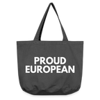 "PROUD EUROPEAN" - Vintage-Washed Shopper - vintage black