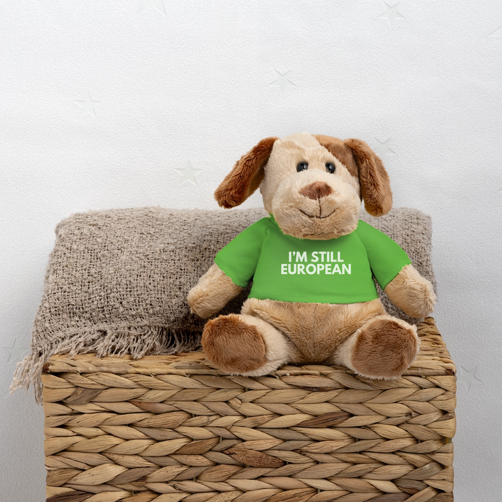 "I'M STILL EUROPEAN" - MiniFeet® Hund Helge - light green