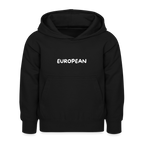 "EUROPEAN" - Kinder Hoodie - black