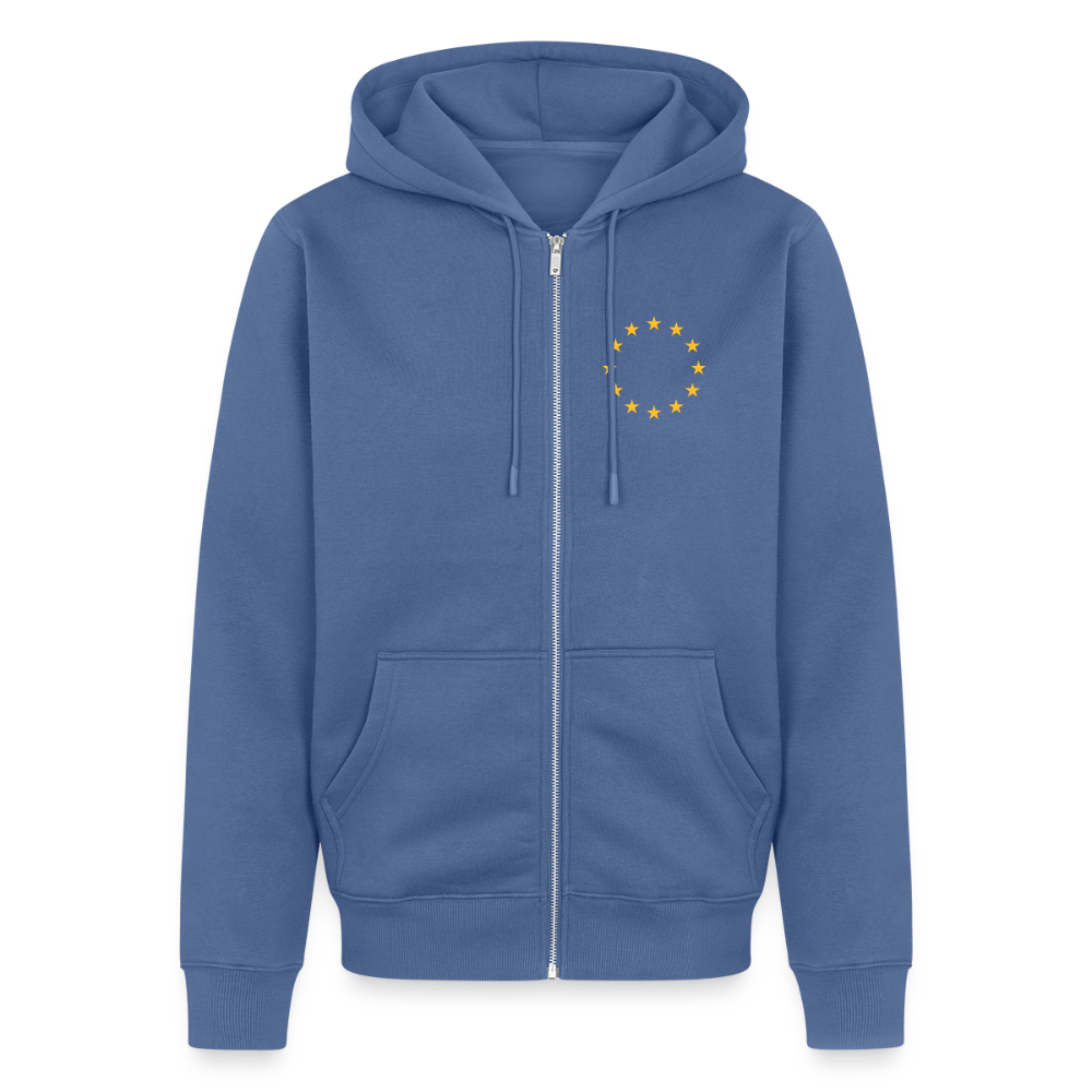 "12-stars-mini" - Männer Premium Kapuzenjacke - stone blue