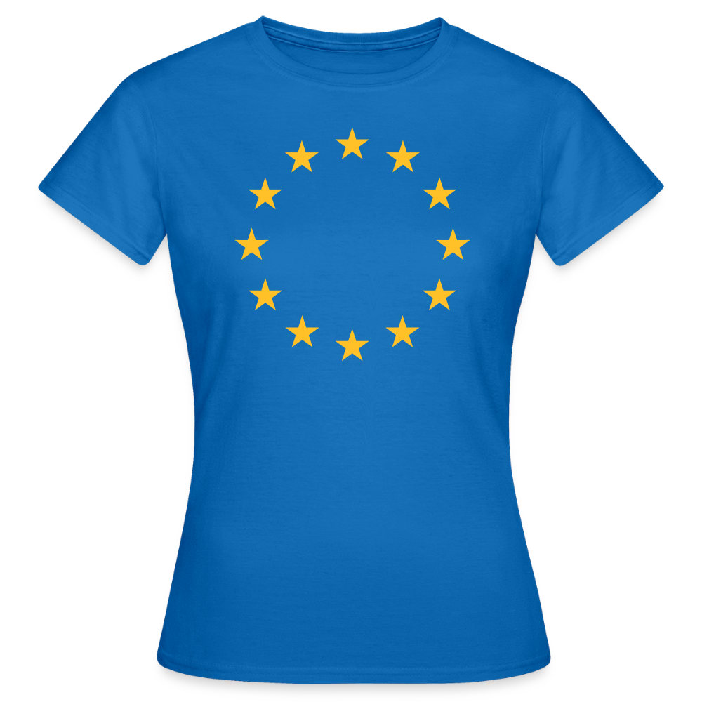 "12-Stars" - Women's T-Shirt - royal blue