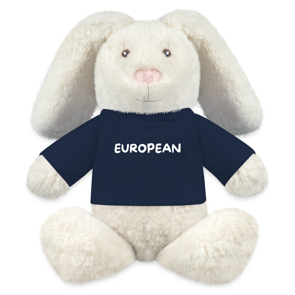 "EUROPEAN" - MiniFeet® RecycelHase® Creme - french navy
