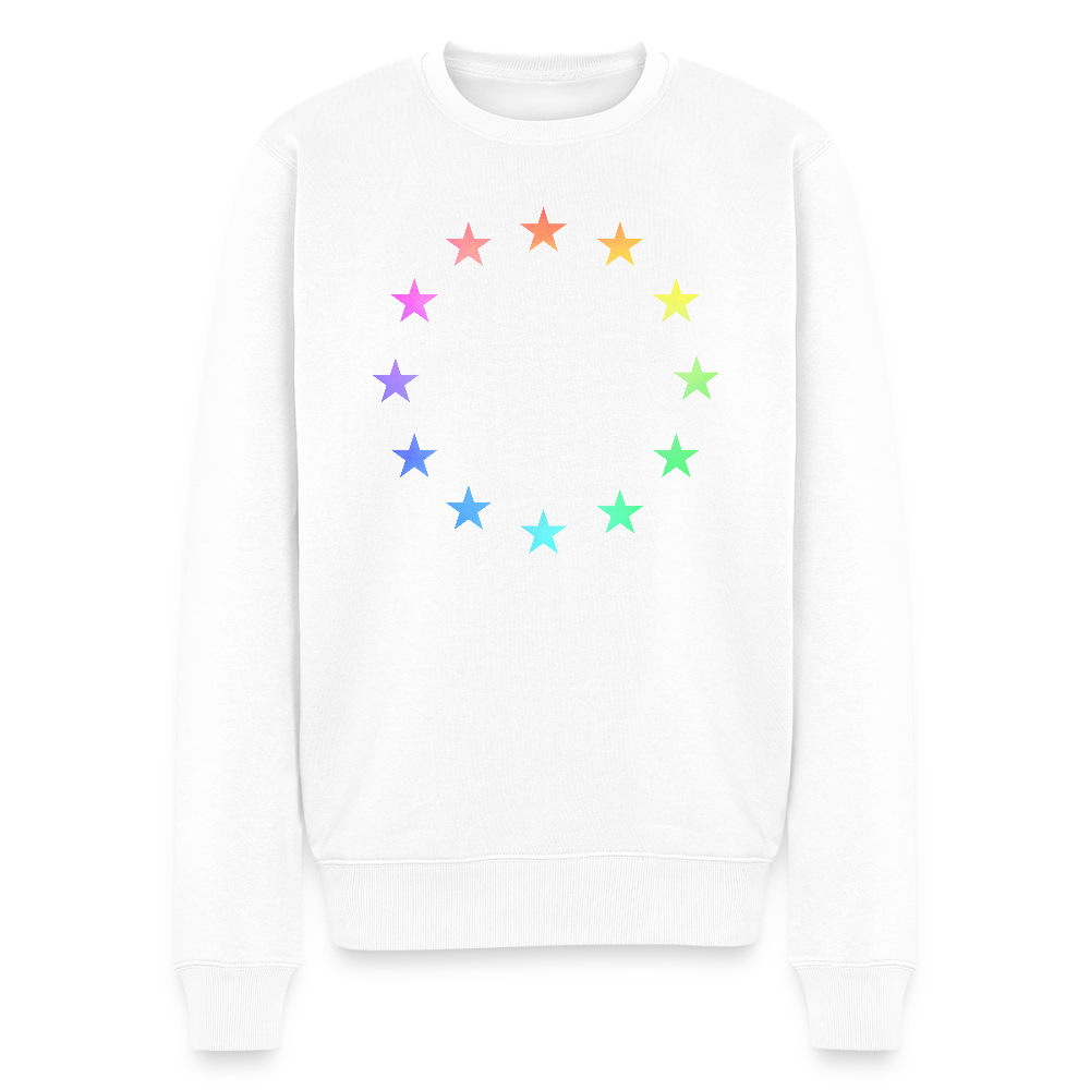 Men’s Premium Sweatshirt - "12 Stars - LGBTQ" - white