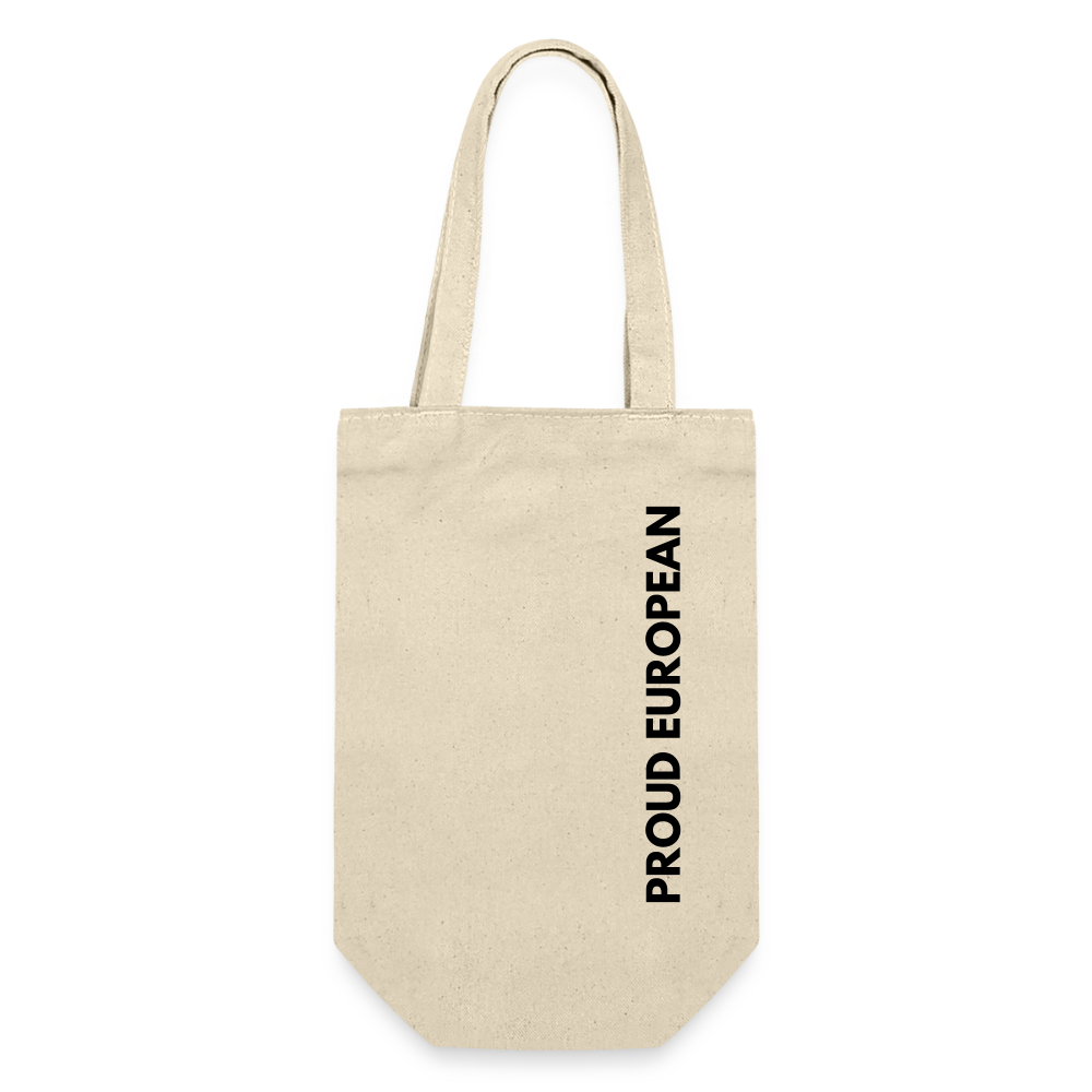 PROUD EUROPEAN - Geschenkbeutel für Flaschen - nature