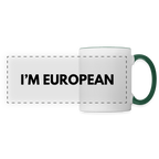 "I'M EUROPEAN" - Tasse - white/dark green