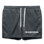 "I'M EUROPEAN" - Badeshorts - anthracite
