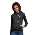 Women's Hoodie - "12 Stars - LGBTQ" - charcoal grey