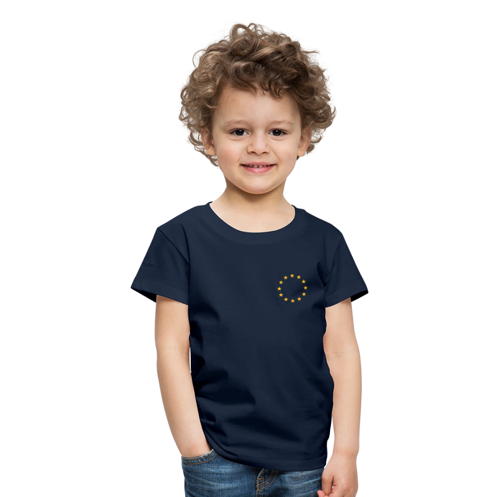 "12-Stars-mini" - Kinder Premium T-Shirt - navy