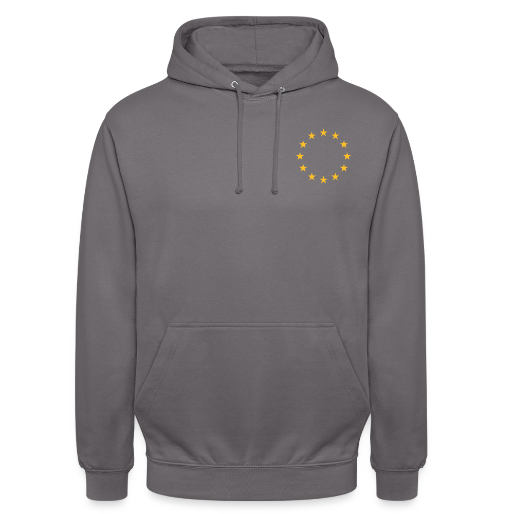 "12-stars-mini" - Unisex Hoodie - elephant grey
