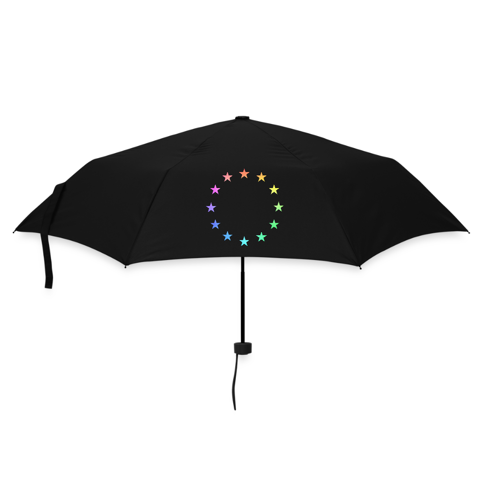 Umbrella (small) - "12 Stars - LGBTQ" - black
