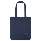 "12-stars-mini" - Stanley/Stella recycelter Heavyweight Stoffbeutel - melange blue