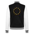"12-Stars" - College Sweat Jacket - black/white