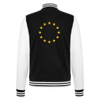 "12-Stars" - College Sweat Jacket - black/white