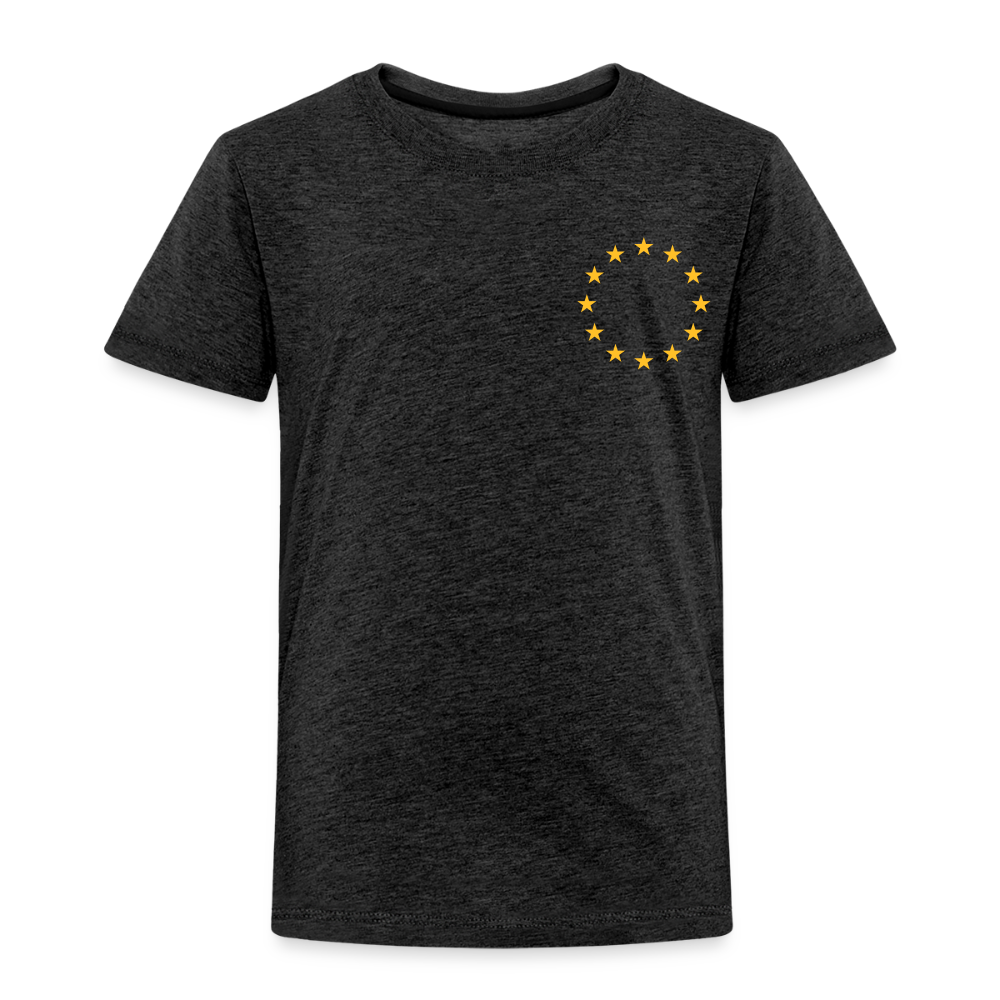 "12-Stars-mini" - Kinder Premium T-Shirt - charcoal grey