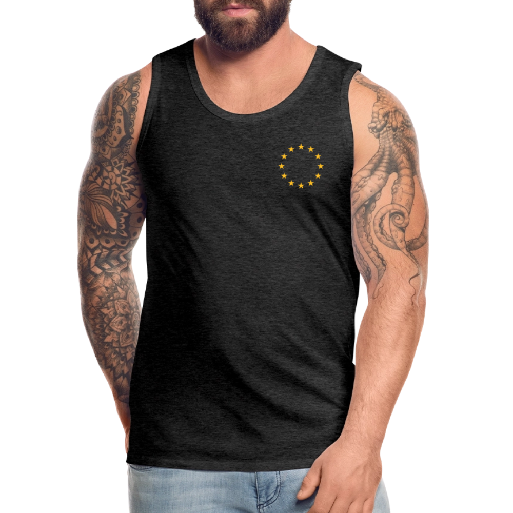 "12-stars-mini" - Männer Premium Tank Top - charcoal grey