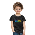 Kids' Premium T-Shirt  - "United in Diversity - LGBTQ" - charcoal grey