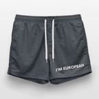 "I'M EUROPEAN" - Badeshorts - anthracite