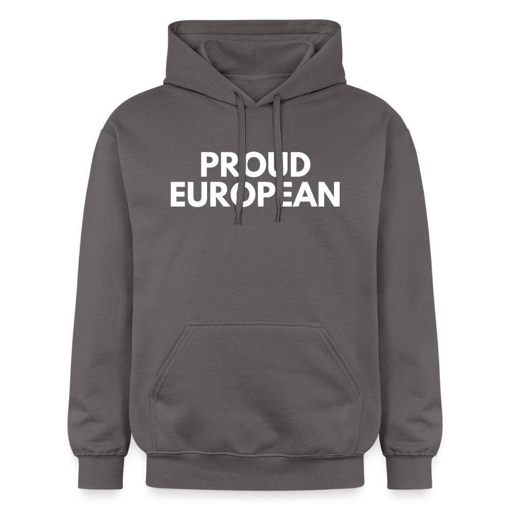 "PORUD EUROPEAN" - Gildan Unisex Softstyle® Midweight Hoodie - dark grey