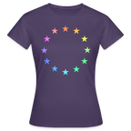Women's T-Shirt - "12 Stars - LGBTQ" - dark purple