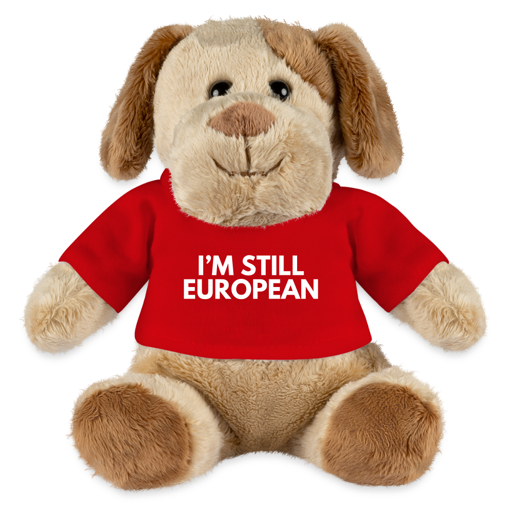 "I'M STILL EUROPEAN" - MiniFeet® Hund Helge - red