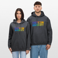 Gildan Unisex Softstyle® Midweight Hoodie  - "United in Diversity - LGBTQ" - dark heather grey