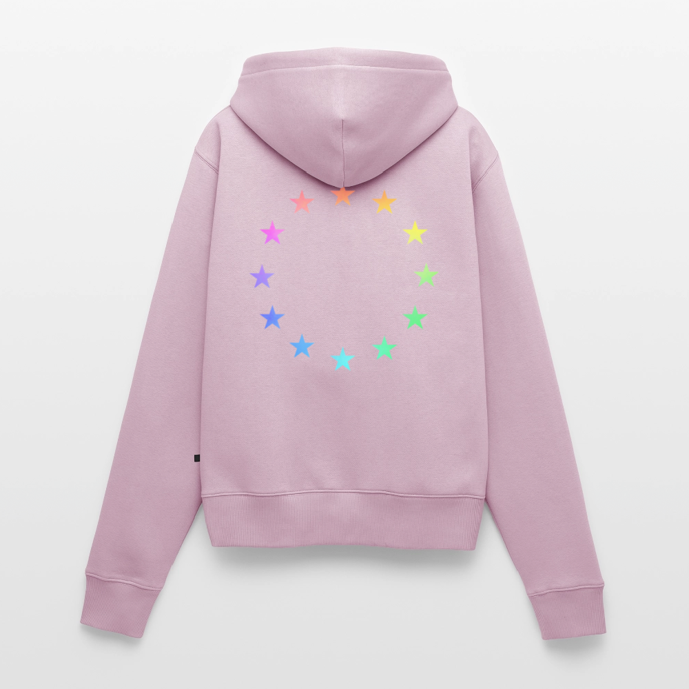 Women's Premium Hooded Jacket - "12 Stars - LGBTQ" - dusky pink