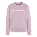 "PROUD EUROPEAN" - Frauen Premium Pullover - dusky pink