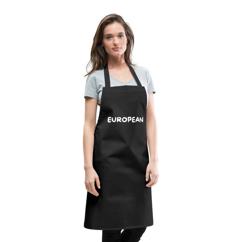 "EUROPEAN" - Kochschürze - black